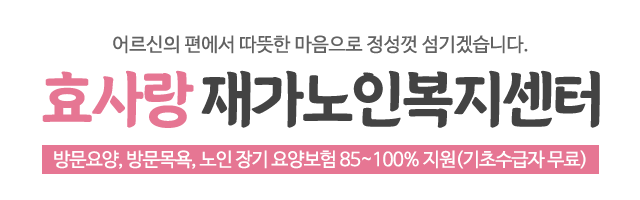 효사랑재가노인복지센터_로고